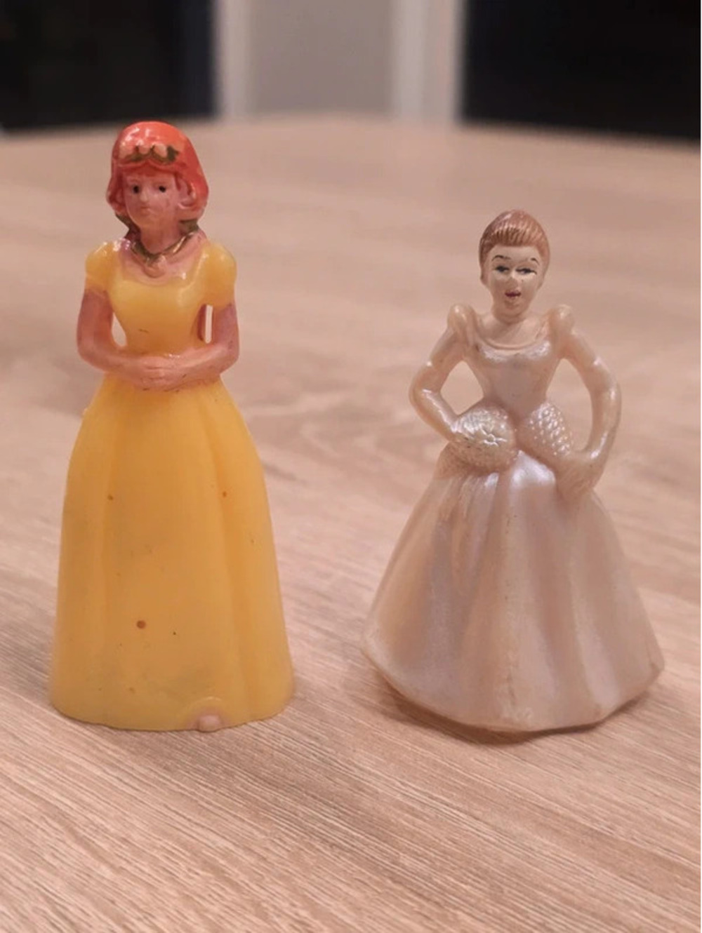 Vintage Cake Toppers 1940s - Snow White and bride